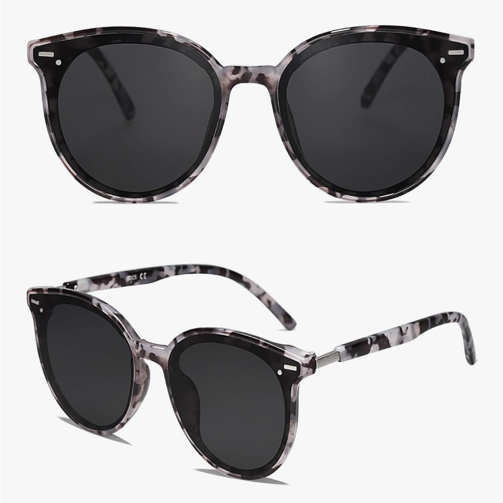 Trendy Black and Gray Sunglasses